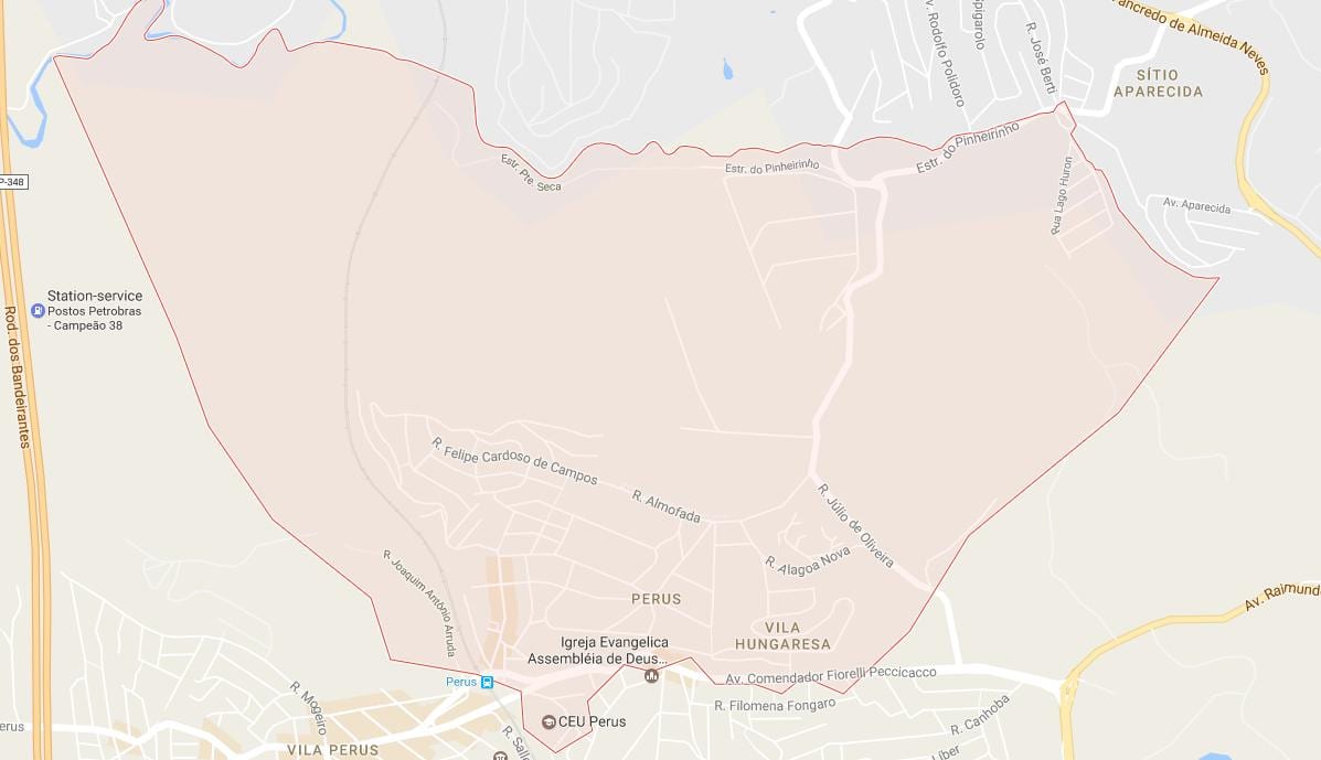 Harta Perus São Paulo