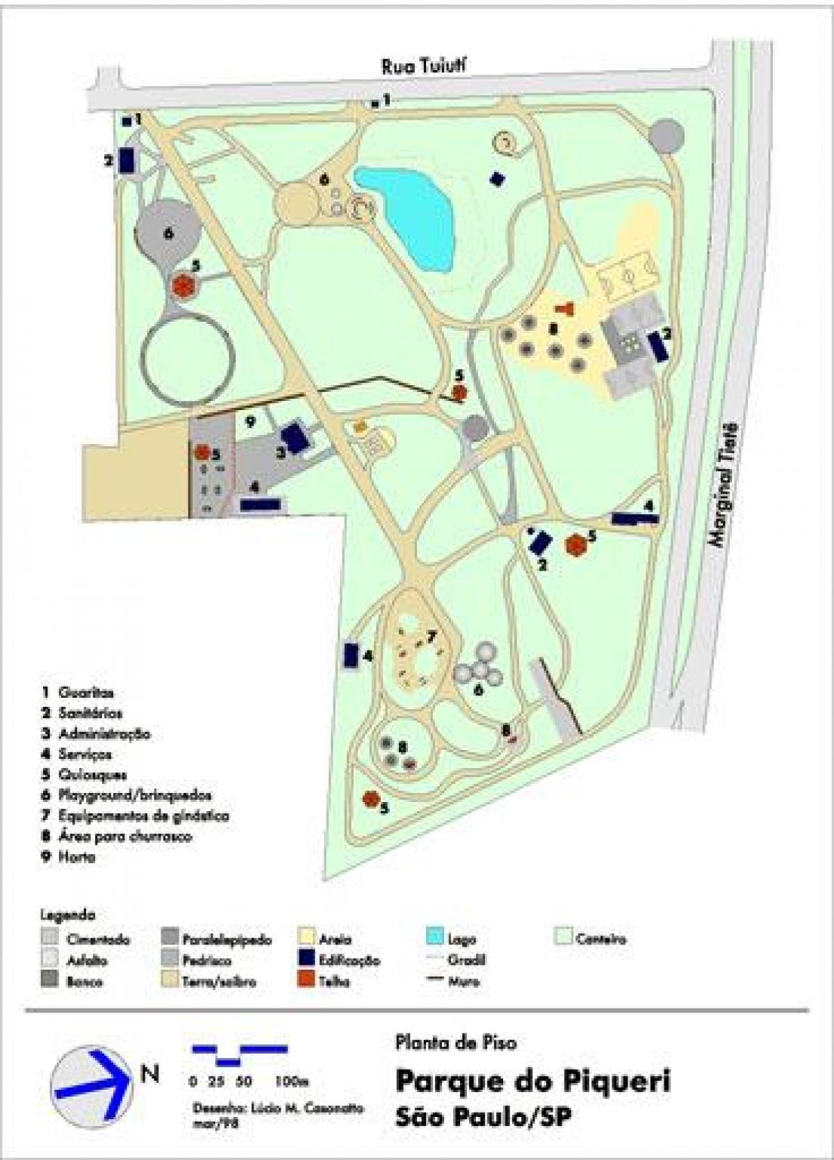 Harta Piqueri São Paulo Park