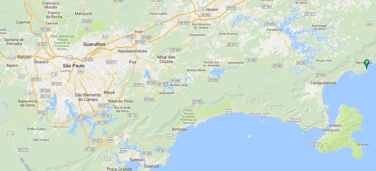 Harta de plaja Caçandoquinha