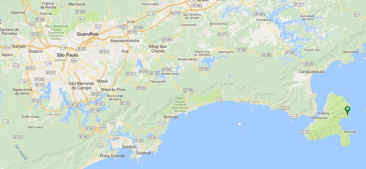 Harta de plaja Guanxuma