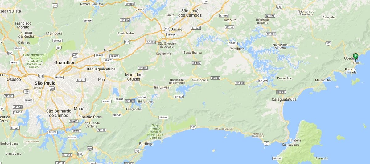 Harta de plaja Itaguá
