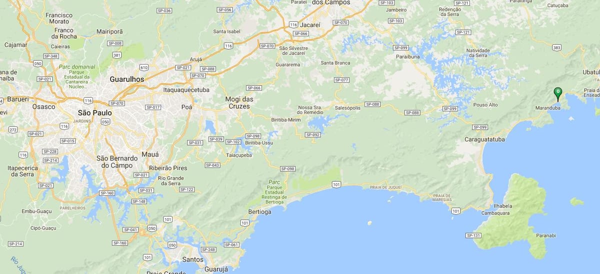 Harta de plaja Lagoinha