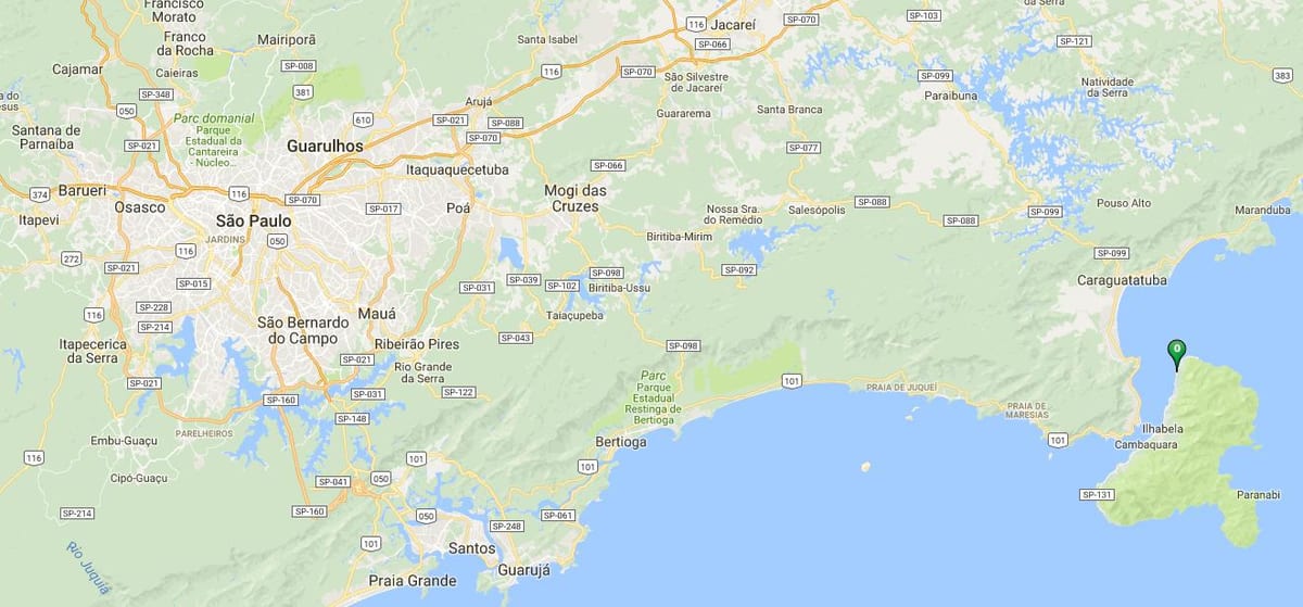 Harta de plaja Ponta Azeda