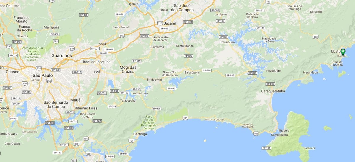 Harta de plaja Tenório
