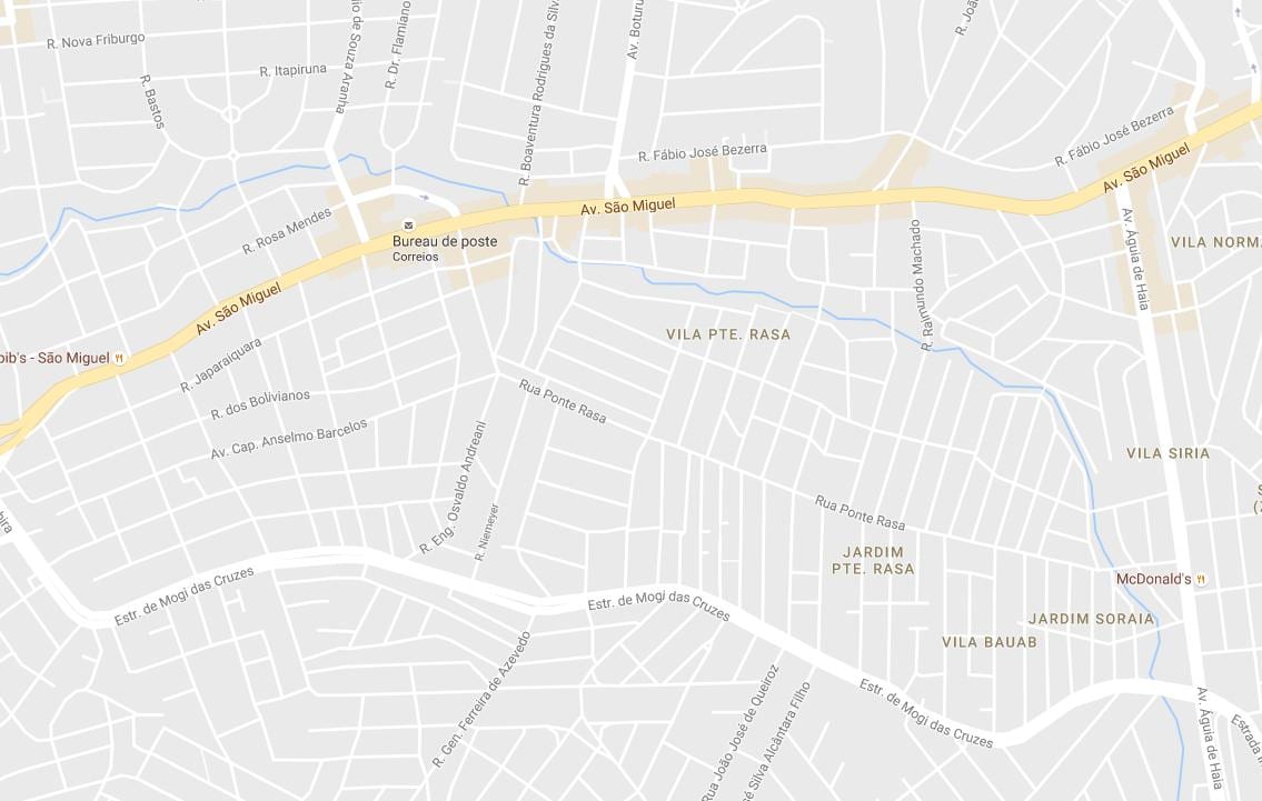 Harta Ponte Rasa São Paulo