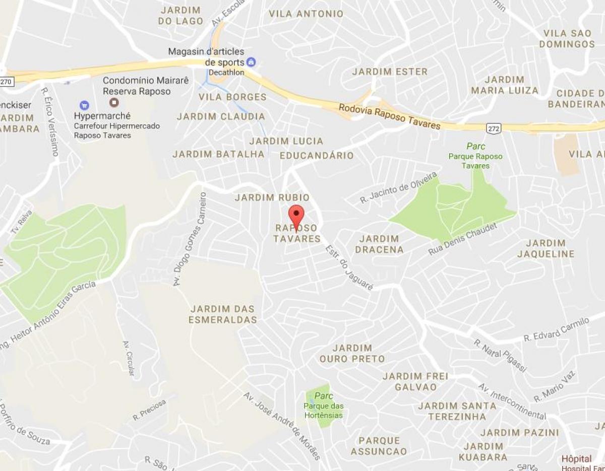 Harta Raposo São Paulo Tavares