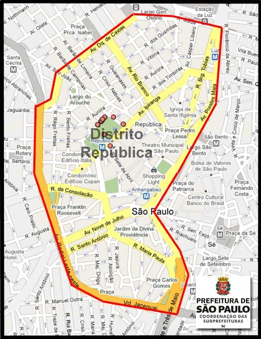 Harta República São Paulo