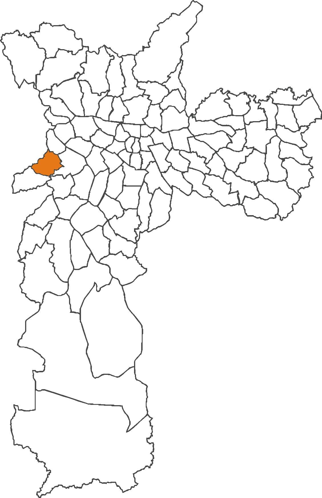 Harta Rio Pequeno district