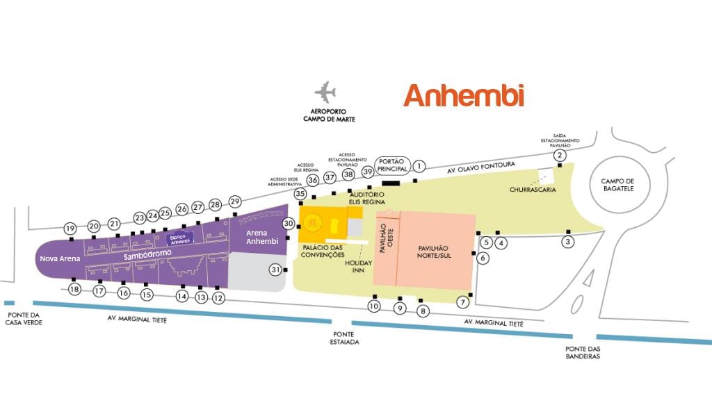 Harta São Paulo Anhembi