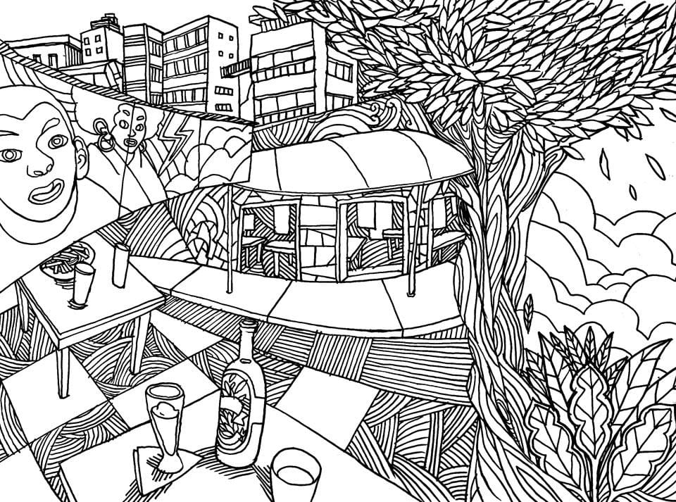 Harta São Paulo colorat - Vila Madalena
