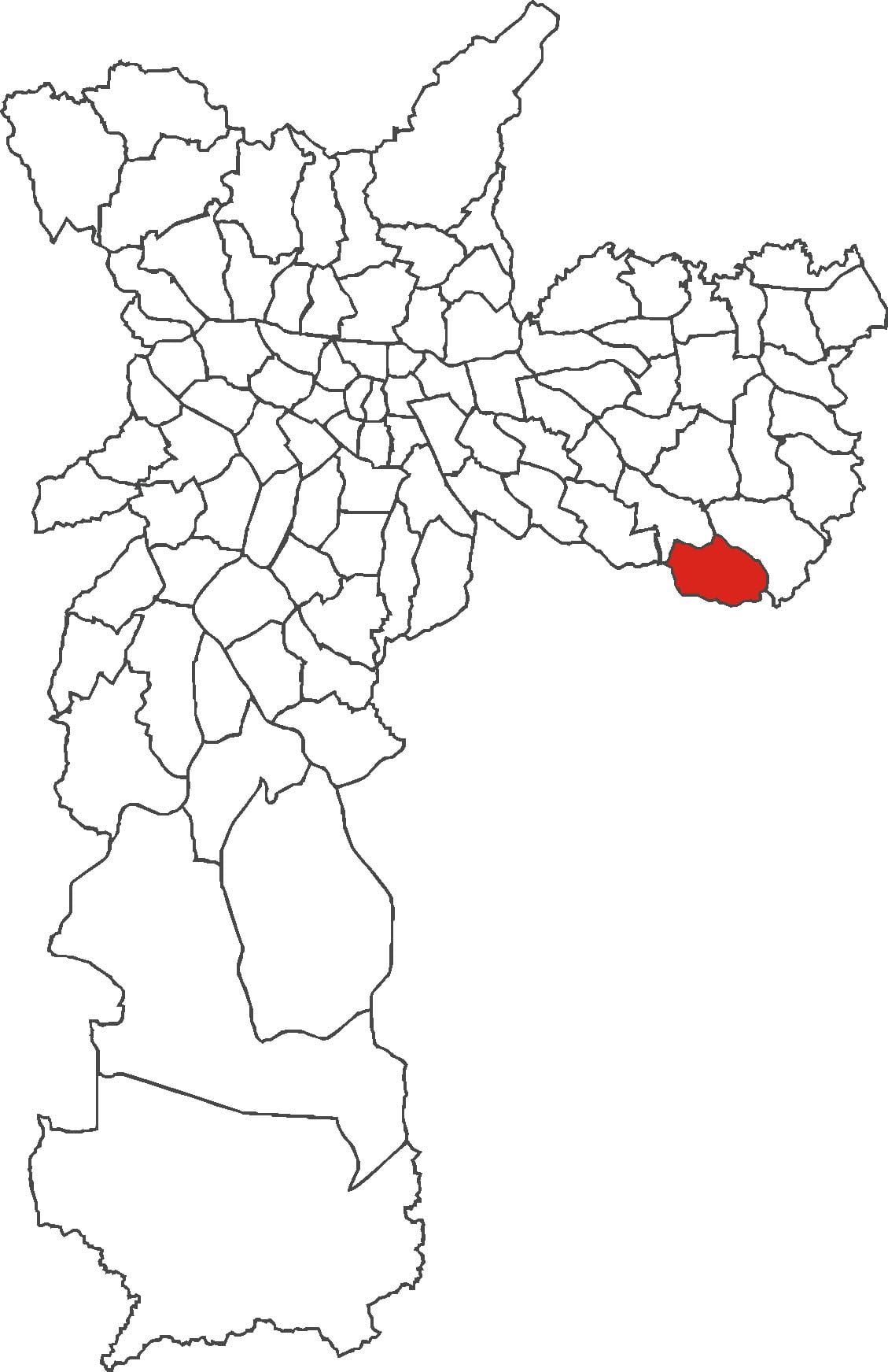 Harta San Rafael district