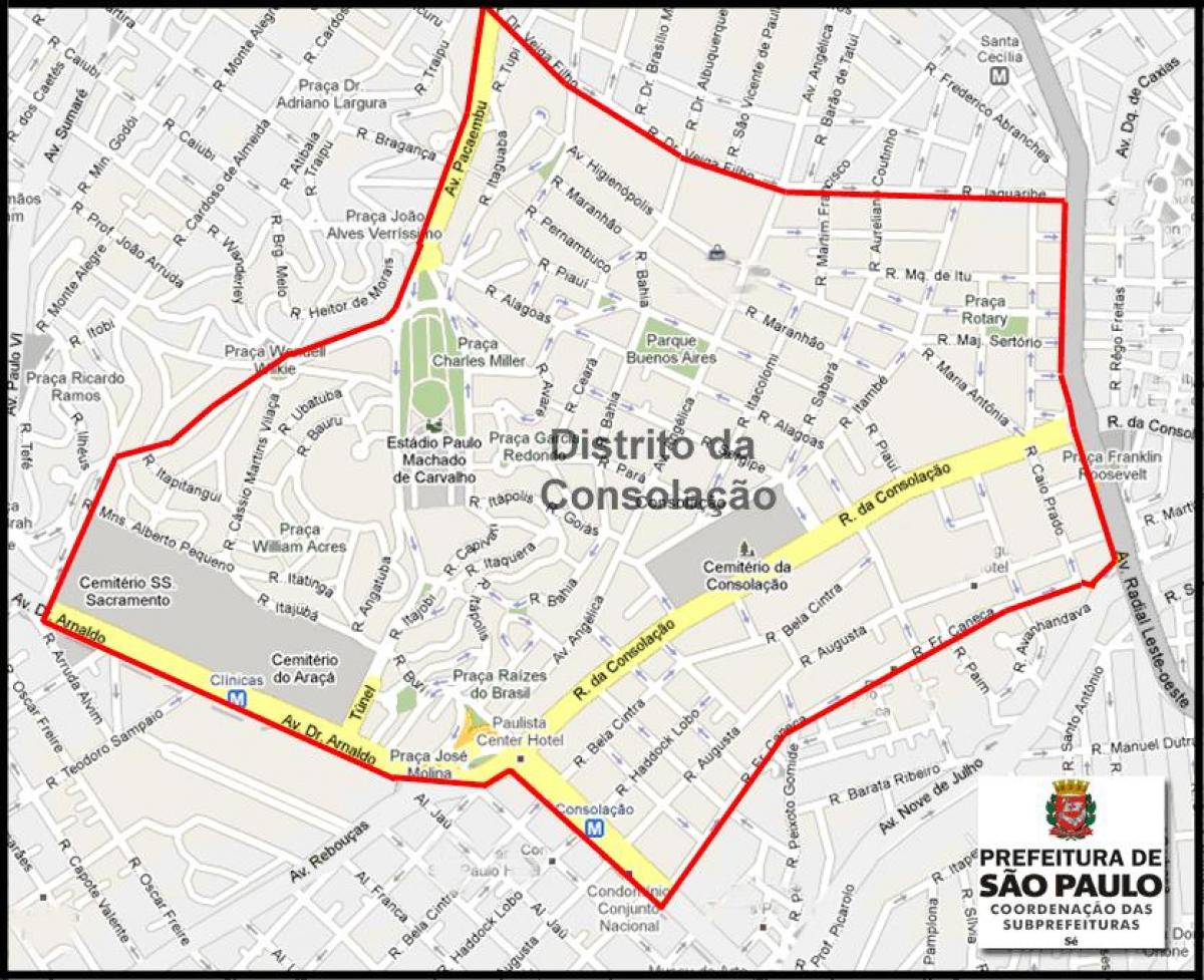 Harta sao paulo São Paulo