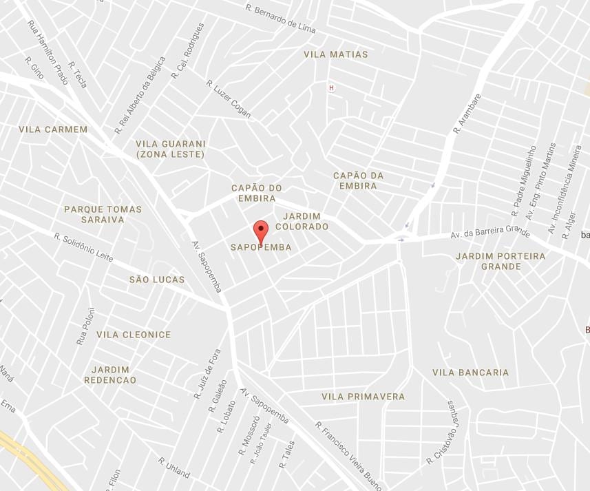 Harta Sapopemba São Paulo