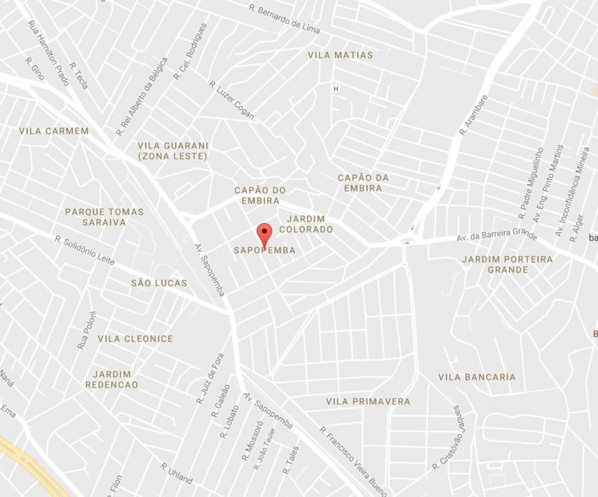 Harta Sapopemba São Paulo