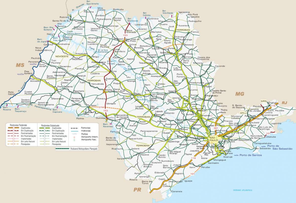 Harta SP transport