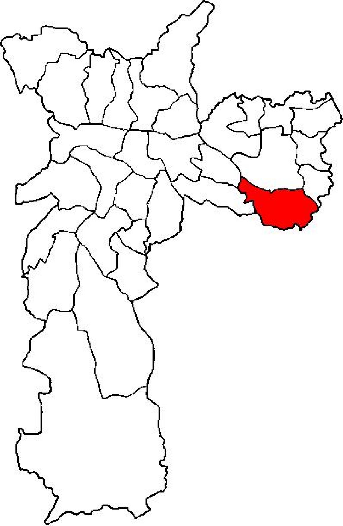 Harta San Mateus sub-prefectura São Paulo