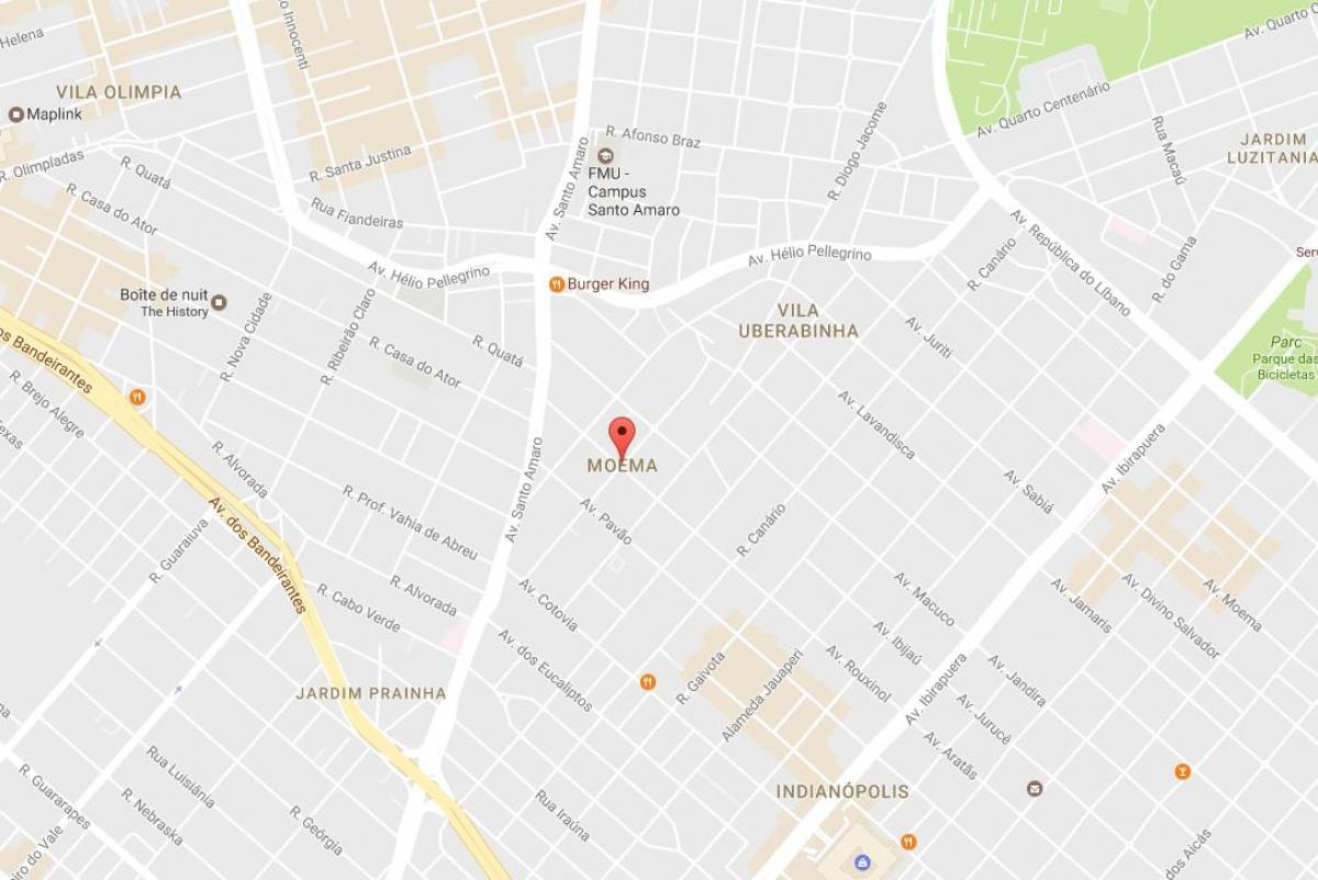 Harta São Paulo Moema