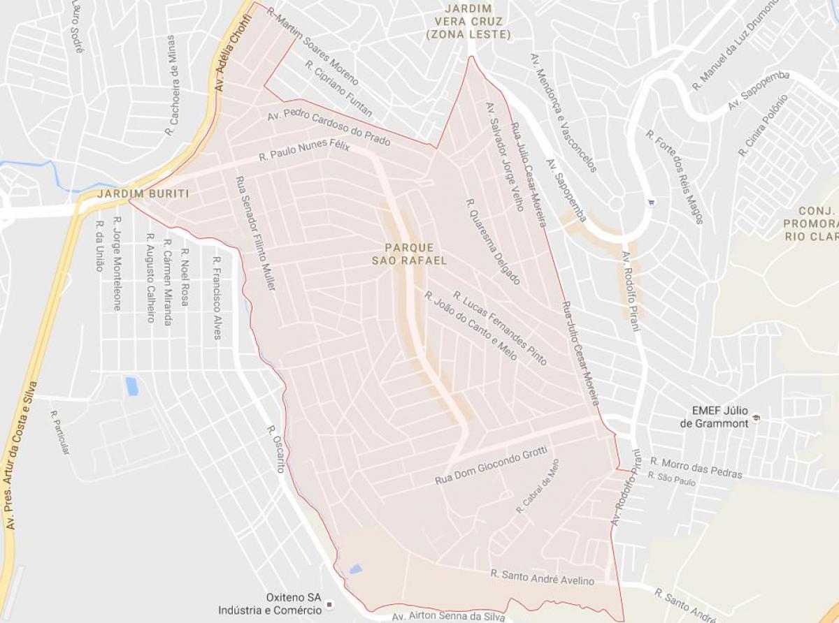 Harta San Rafael São Paulo
