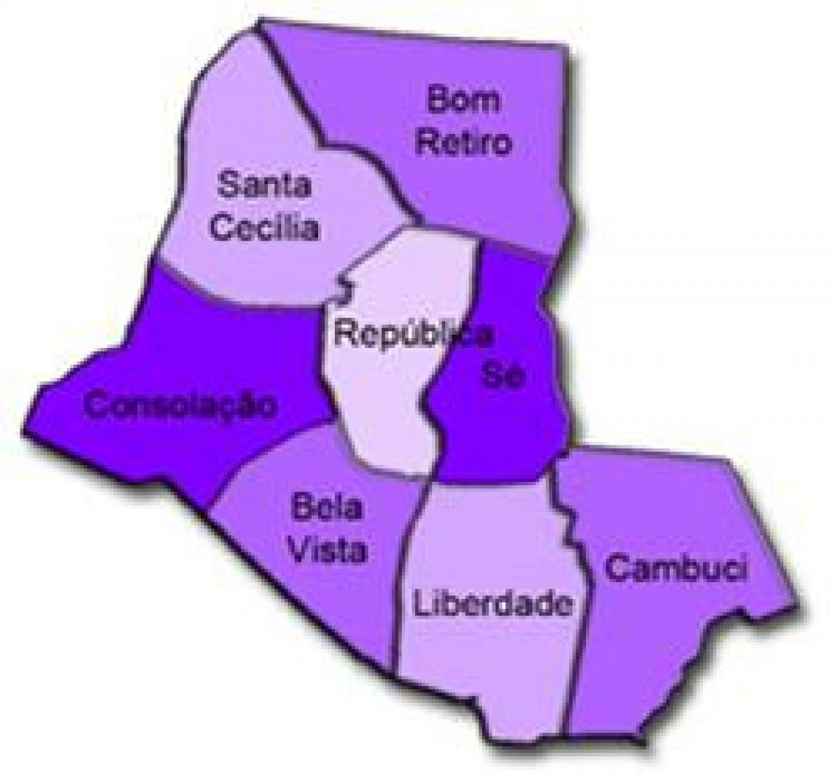 Harta Sé sub-prefectura