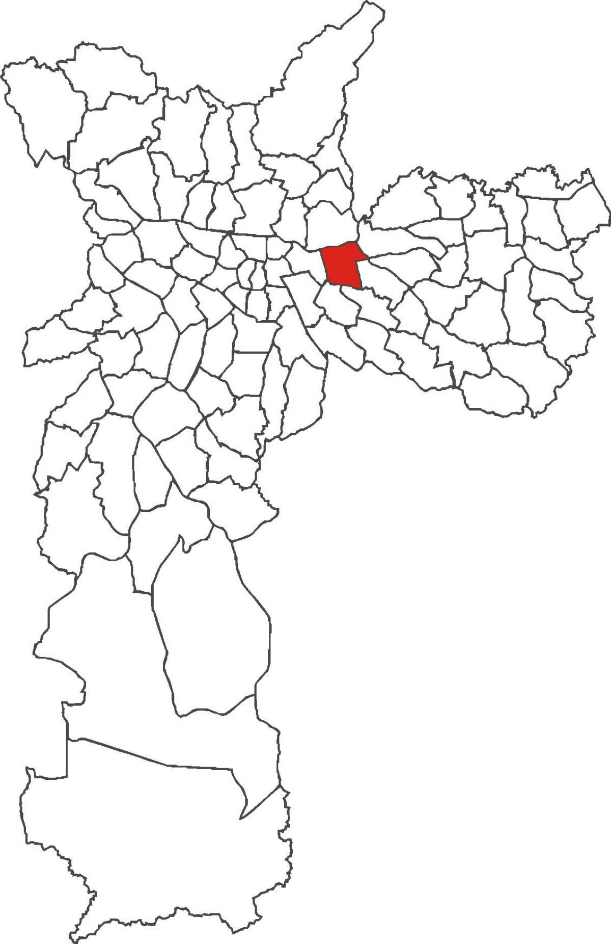 Harta Tatuapé district