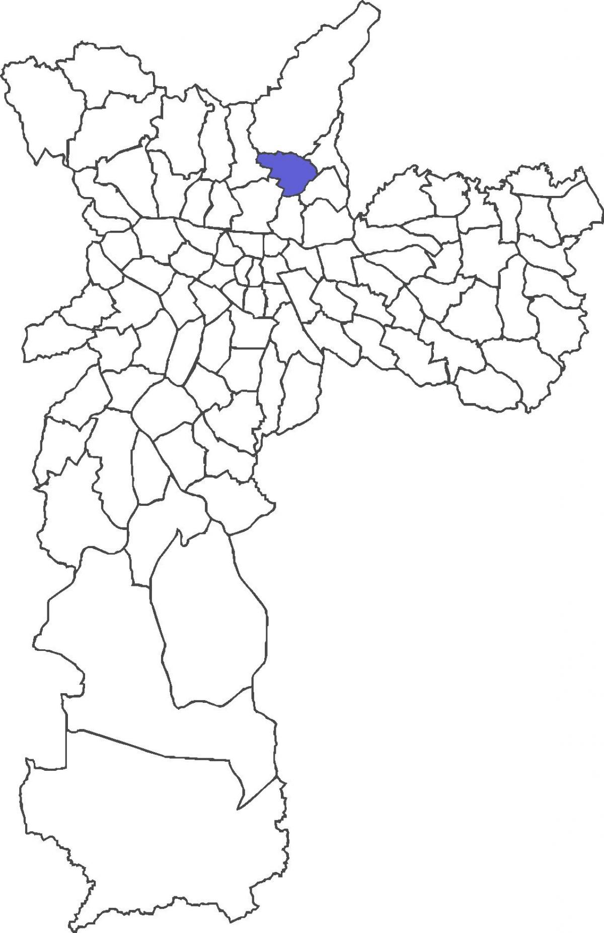 Harta Tucuruvi district