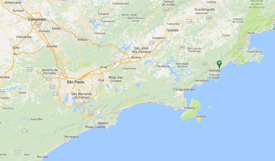 Harta Vermelha beach do Norte