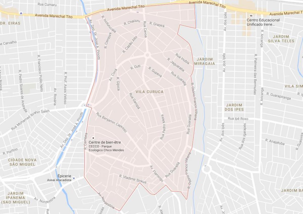 Harta Vila Curuçá São Paulo