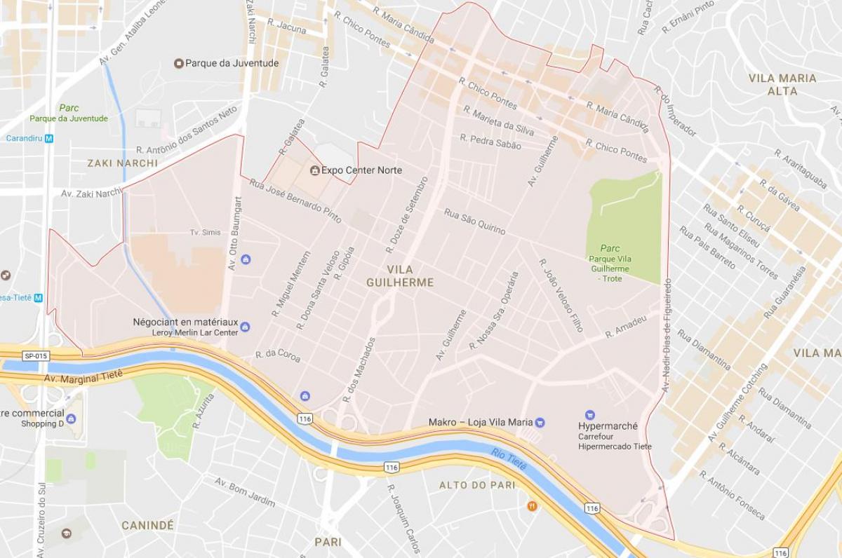 Harta Vila Guilherme São Paulo