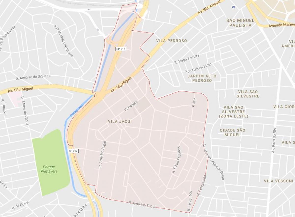 Harta Vila Jacuí São Paulo