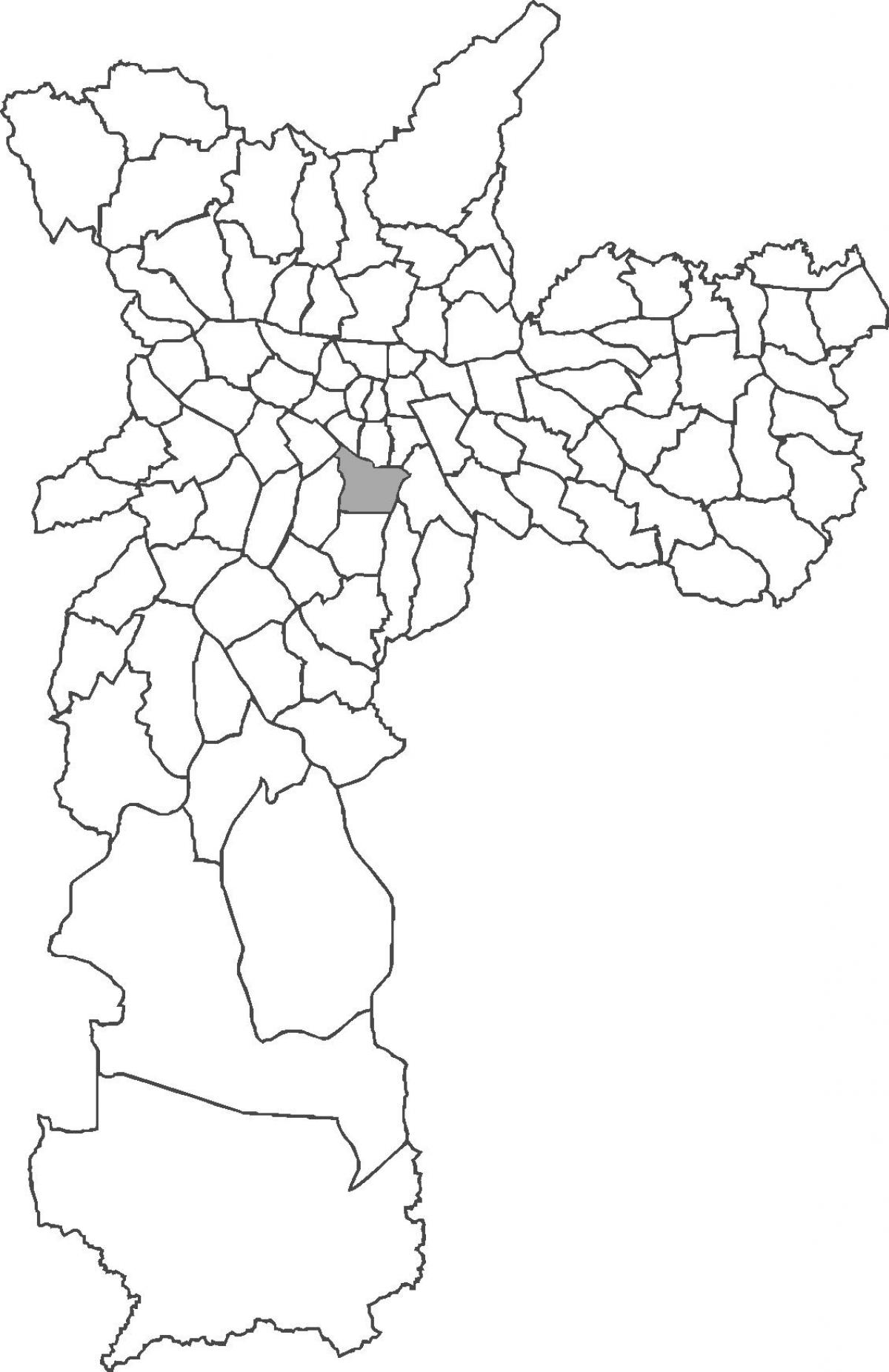 Harta Vila Mariana district