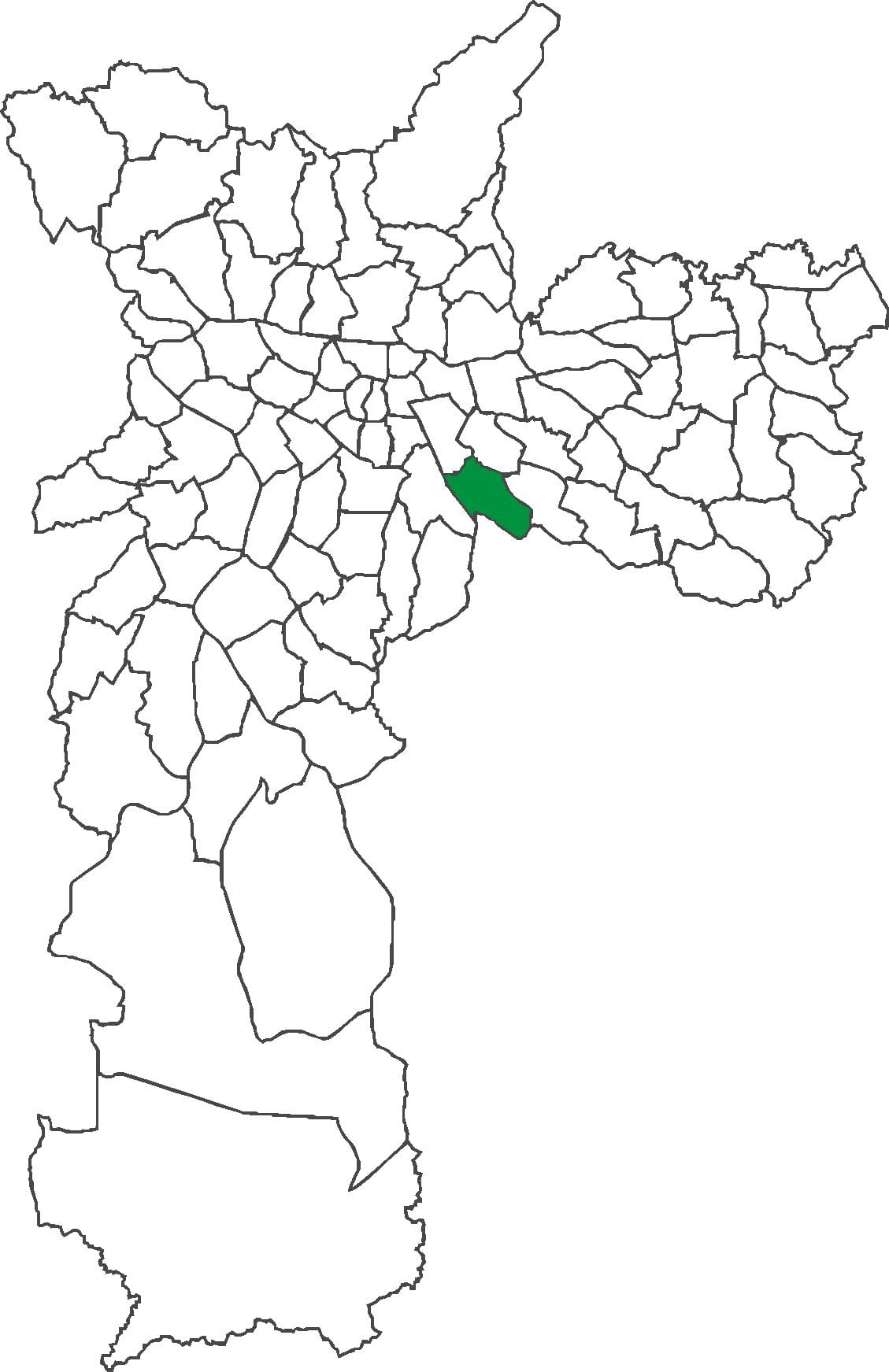 Harta Vila Prudente district