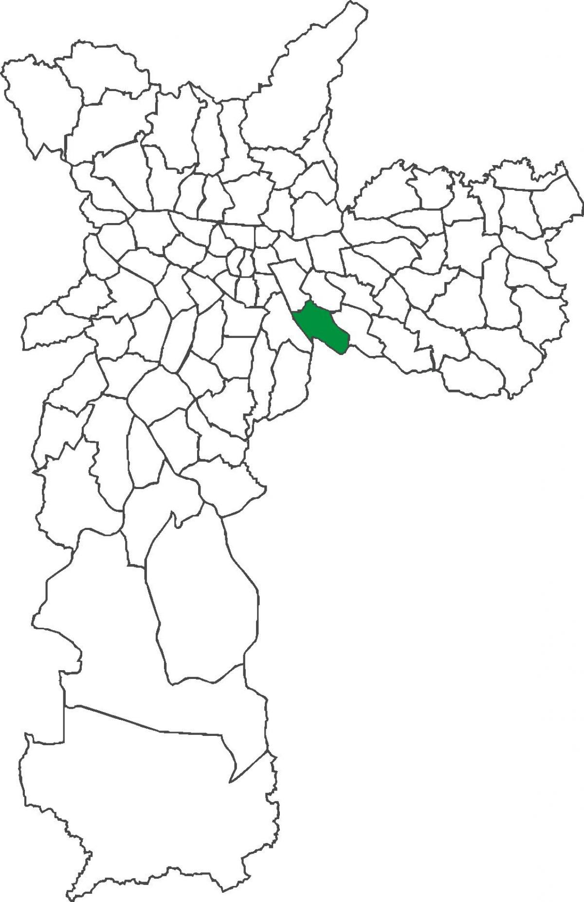 Harta Vila Prudente district
