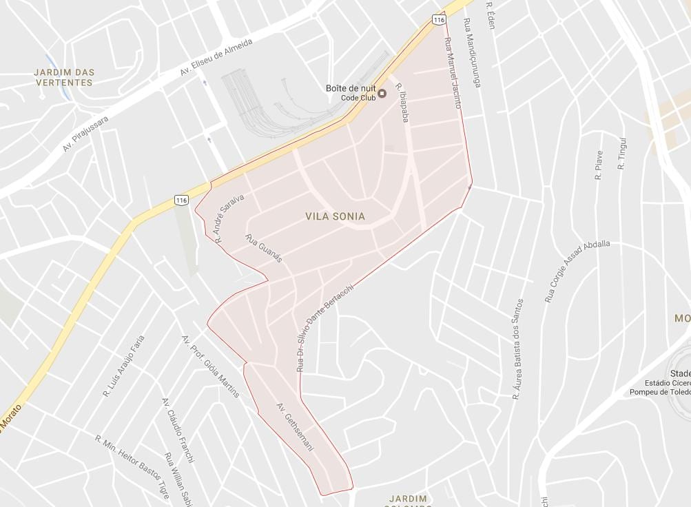 Harta Vila Sônia São Paulo