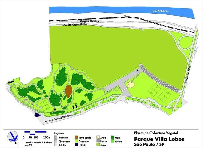 Harta Villa lobos Park