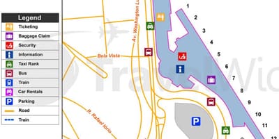 Harta international airport Congonhas