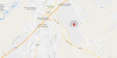 Harta de aeroportul internațional San Jose dos Campos