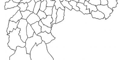 Harta Alto de Pinheiros district