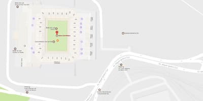 Harta Arena Corinthians - Acces