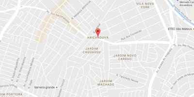 Harta Aricanduva São Paulo