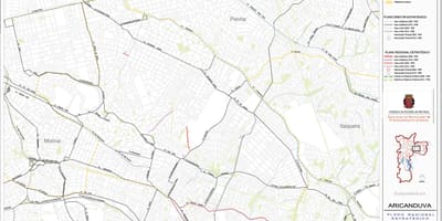 Harta Aricanduva-Vila Formosa São Paulo - Drumuri
