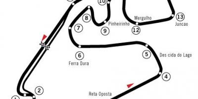 Harta Autódromo José Carlos Pace