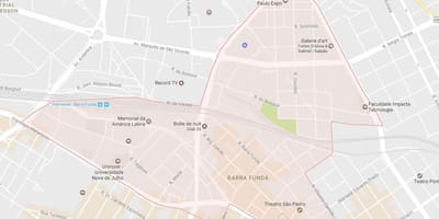 Harta Barra Funda São Paulo