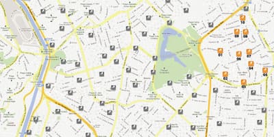 Harta de Biciclete Sampa