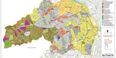 Harta Butantã São Paulo - Ocupație a solului