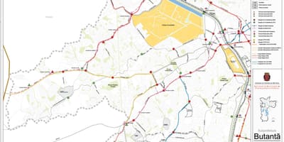 Harta Butantã São Paulo - transportul Public
