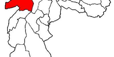 Harta Butantã sub-prefectura São Paulo