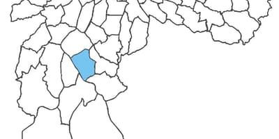 Harta Campo Grande district
