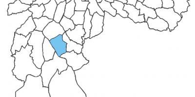 Harta Campo Grande district