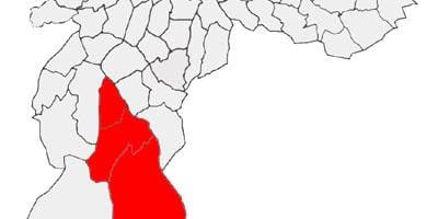 Harta Capela do Socorro sub-prefectura São Paulo