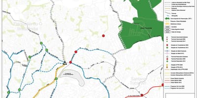Harta Casa Verde São Paulo - transportul Public